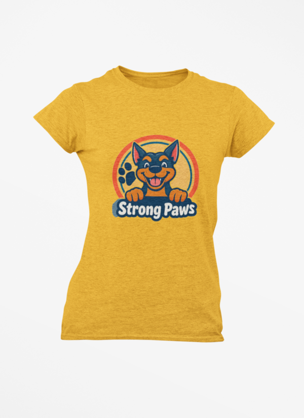 Strong Paws Dog T-Shirt — Cute Puppy Graphic Tee for Pet Lovers