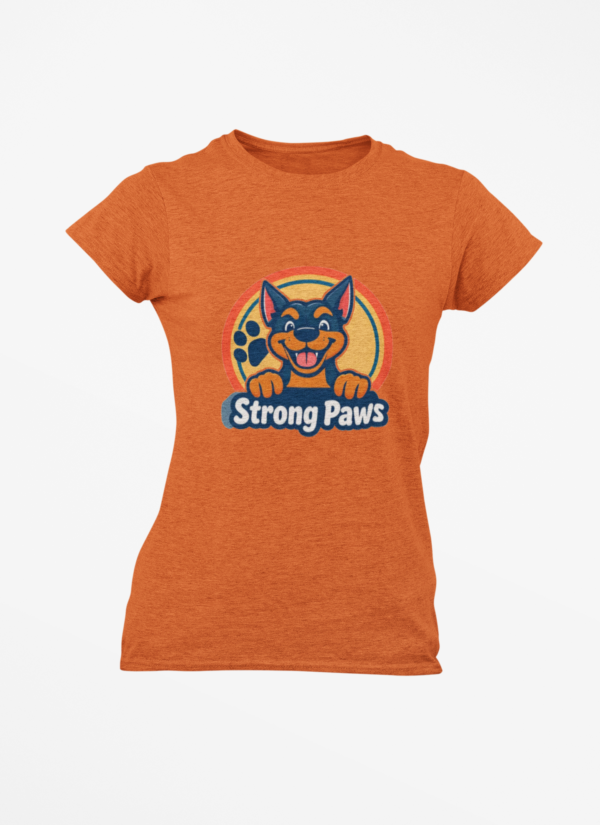 Strong Paws Dog T-Shirt — Cute Puppy Graphic Tee for Pet Lovers