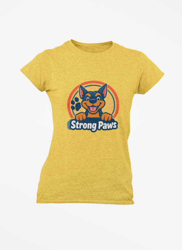 Strong Paws Dog T-Shirt — Cute Puppy Graphic Tee for Pet Lovers