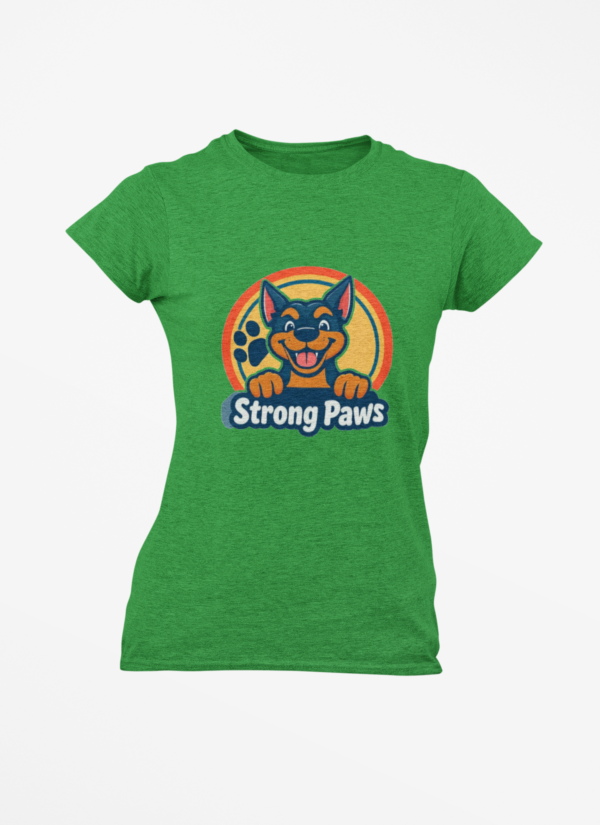 Strong Paws Dog T-Shirt — Cute Puppy Graphic Tee for Pet Lovers