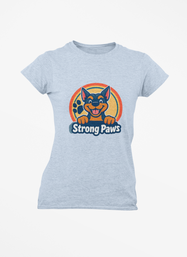 Strong Paws Dog T-Shirt — Cute Puppy Graphic Tee for Pet Lovers