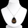 20260309021021-1f11b5d2-03ab-60a2-a950-7a1c45c0a57d.jpg Rottie Mom Oval Necklace — Stainless Rottie Lover Pendant
