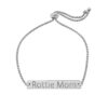Rottie Mom Adjustable Bar Bracelet