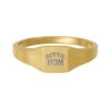 rottie-mom-gold-square-signet-ring-engravable-stainless-steel-pet-mom-jewelry