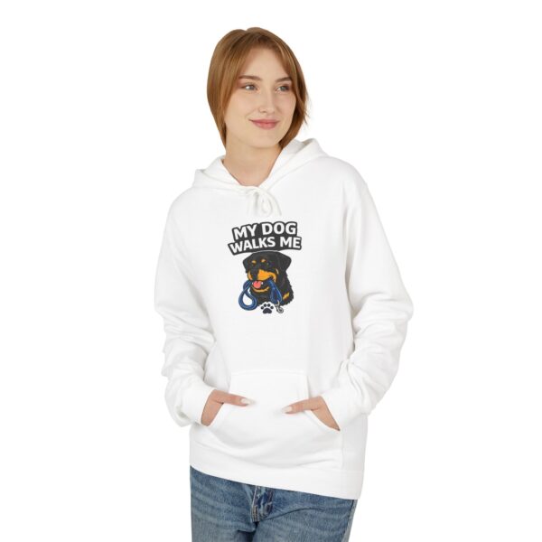 My Dog Walks Me Hoodie — Funny Dog Lover Pullover