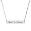 6552840683321073298_2048-2.jpeg Rottie Mom Engraved Horizontal Bar Necklace