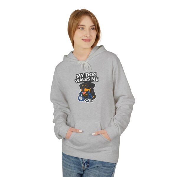 My Dog Walks Me Hoodie — Funny Dog Lover Pullover
