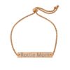 Rottie Mom Adjustable Bar Bracelet
