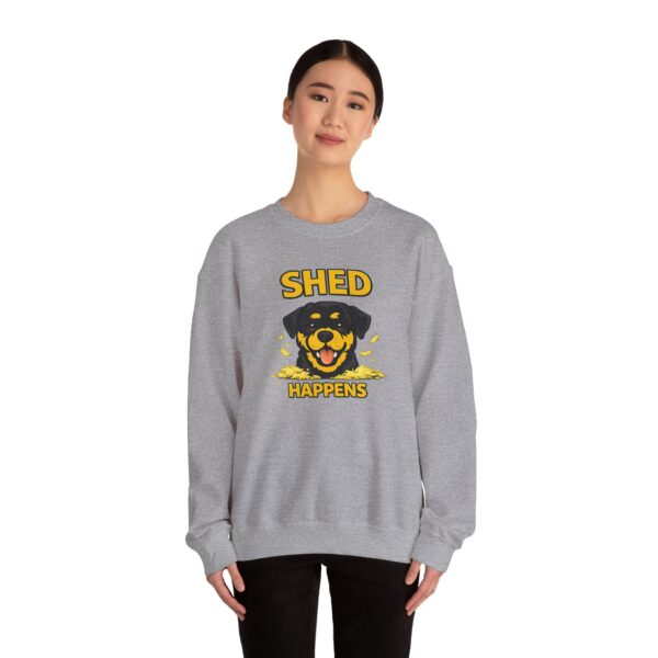1013505912697182946_2048.jpeg Shed Happens Sweatshirt - Funny Dog Lover Crewneck
