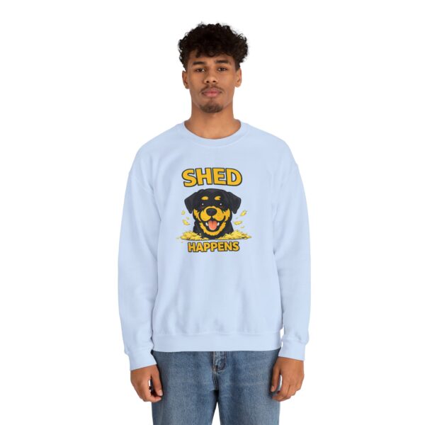 11640481540297272089_2048.jpeg Shed Happens Sweatshirt - Funny Dog Lover Crewneck