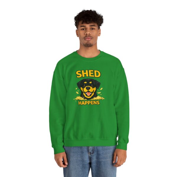1599989219534096380_2048.jpeg Shed Happens Sweatshirt - Funny Dog Lover Crewneck