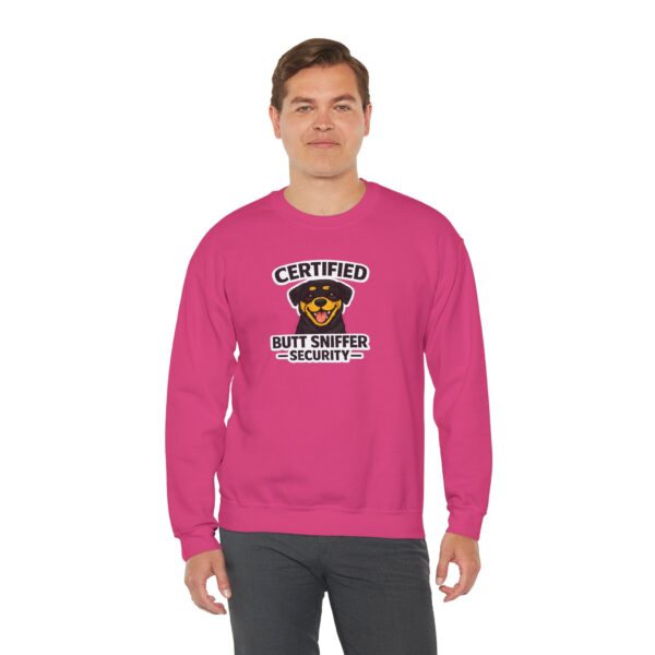 Certified Butt Sniffer Security Sweatshirt – Funny Dog Patrol Crewneck