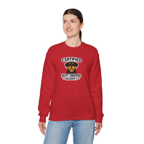 Certified Butt Sniffer Security Sweatshirt – Funny Dog Patrol Crewneck