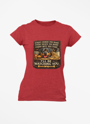 I'll Be Watching You — Funny Vintage Cookie Stealing Rottie Lover Tee