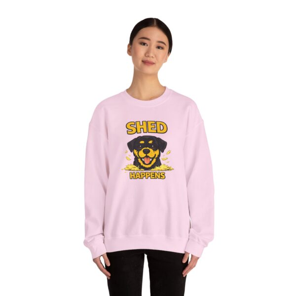 4211937952424201010_2048.jpeg Shed Happens Sweatshirt - Funny Dog Lover Crewneck