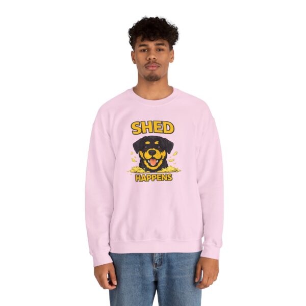 5102875665960945408_2048.jpeg Shed Happens Sweatshirt - Funny Dog Lover Crewneck