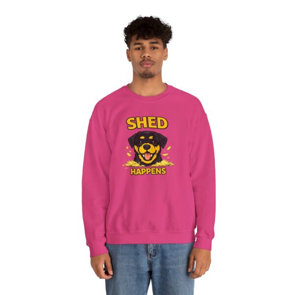 5834489613295622886_2048.jpeg Shed Happens Sweatshirt - Funny Dog Lover Crewneck