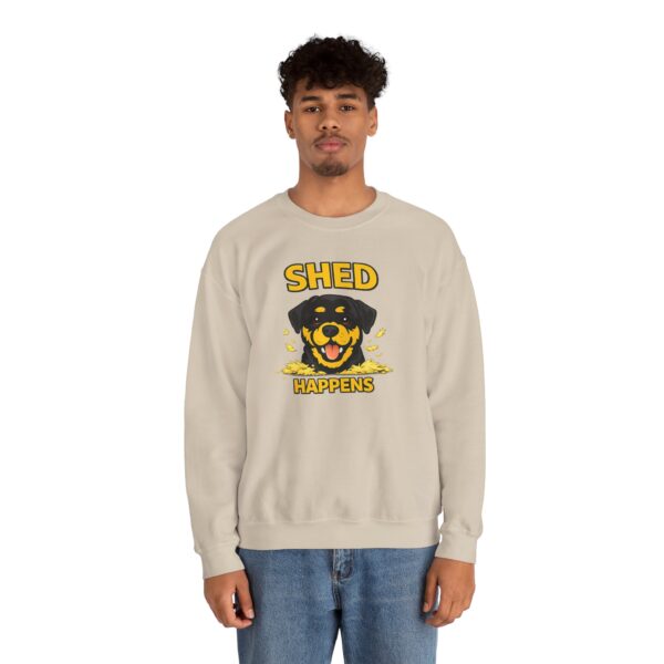 8677929319492645287_2048.jpeg Shed Happens Sweatshirt - Funny Dog Lover Crewneck