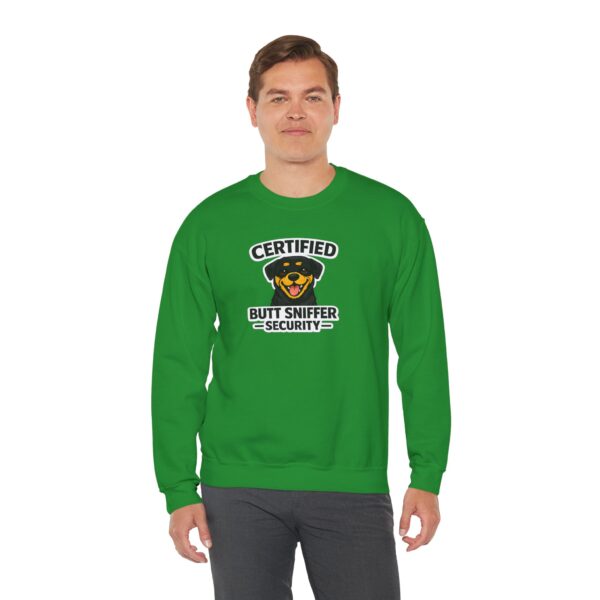 Certified Butt Sniffer Security Sweatshirt – Funny Dog Patrol Crewneck