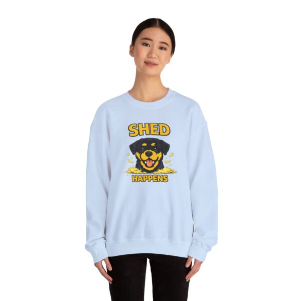 9632926882195472576_2048.jpeg Shed Happens Sweatshirt - Funny Dog Lover Crewneck